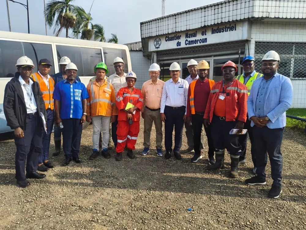 Libraa's team at Chantier Naval et Industriel du Cameroun